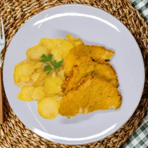 Escalope de Pollo con Patatas
