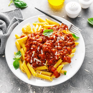 Macarrones Boloñesa