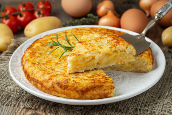 Tortillas de Patatas con Cebolla
